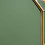 Large octagonal bevelled mirror by De Knudt, Belgium, 1980s