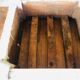 Vintage oak farmhouse stool Circa 50