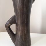 Pichet en céramique effet bois, 1950