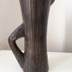 Vintage ceramic pitcher with wood effect, 1950s Vallauris?