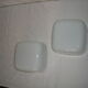 Pair of wall lamps or square ceiling lamp from the 50s
