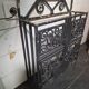 Art Deco coat rack wardrobe in wrought iron from the 1930s.