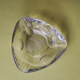 Triangular ashtray vintage glass