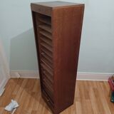 Curtain filing cabinet