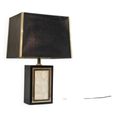 Lacquered and mother-of-pearl lamp from the 1970s.