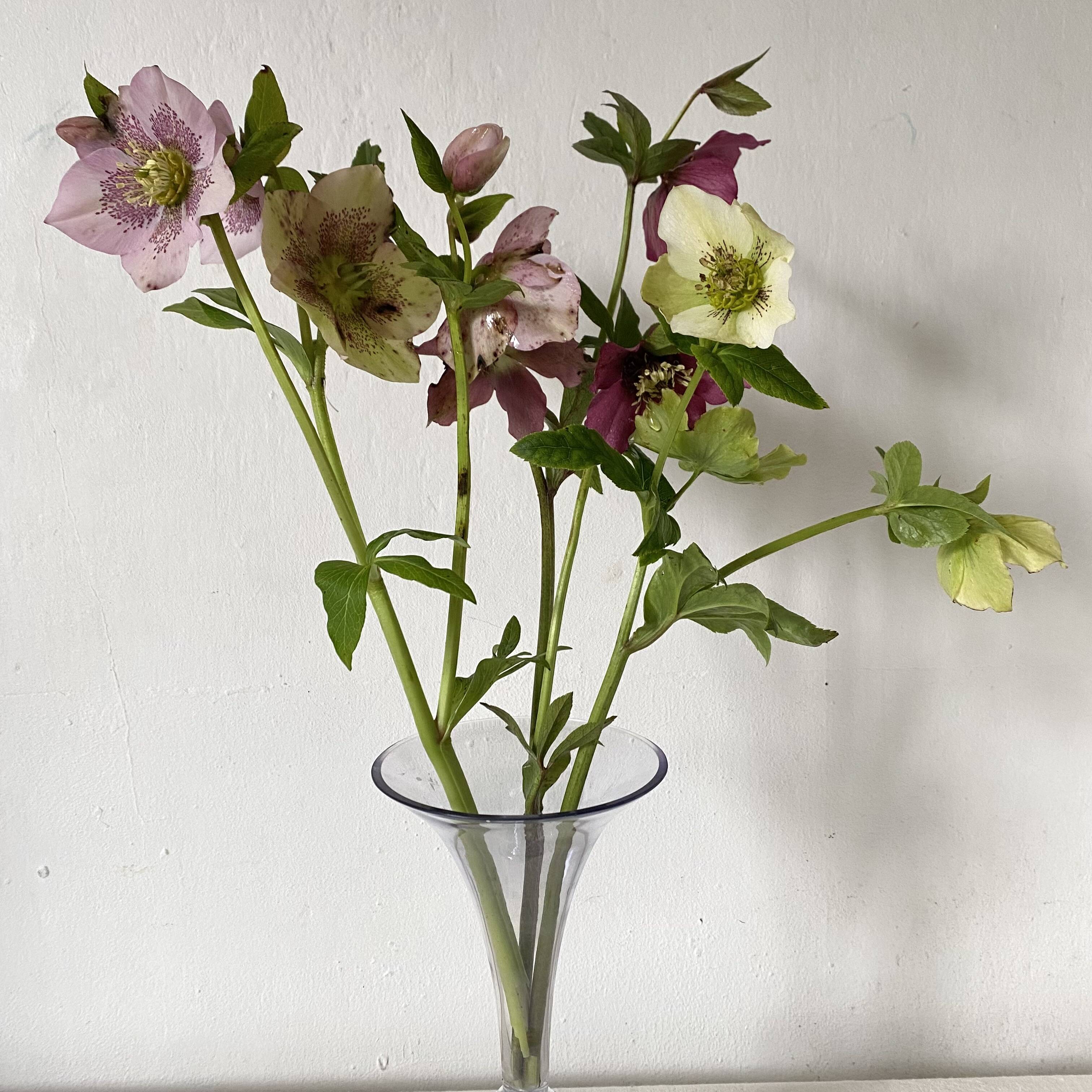 Antique cornet vase 26 cm