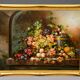 Still life with fruits. Oil on canvas. Signed.