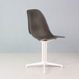 Charles & Ray Eames Set of 4 Off Black"La Fonda" Chairs for Herman Miller, 1960