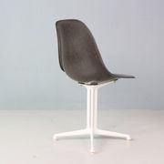 Charles & Ray Eames Set of 4 Off Black"La Fonda" Chairs for Herman Miller, 1960
