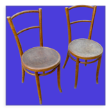 Pair of Bistrot Chairs 1900