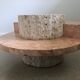 Black-pitched coffee table and faux marble tackle, Italy, 1970