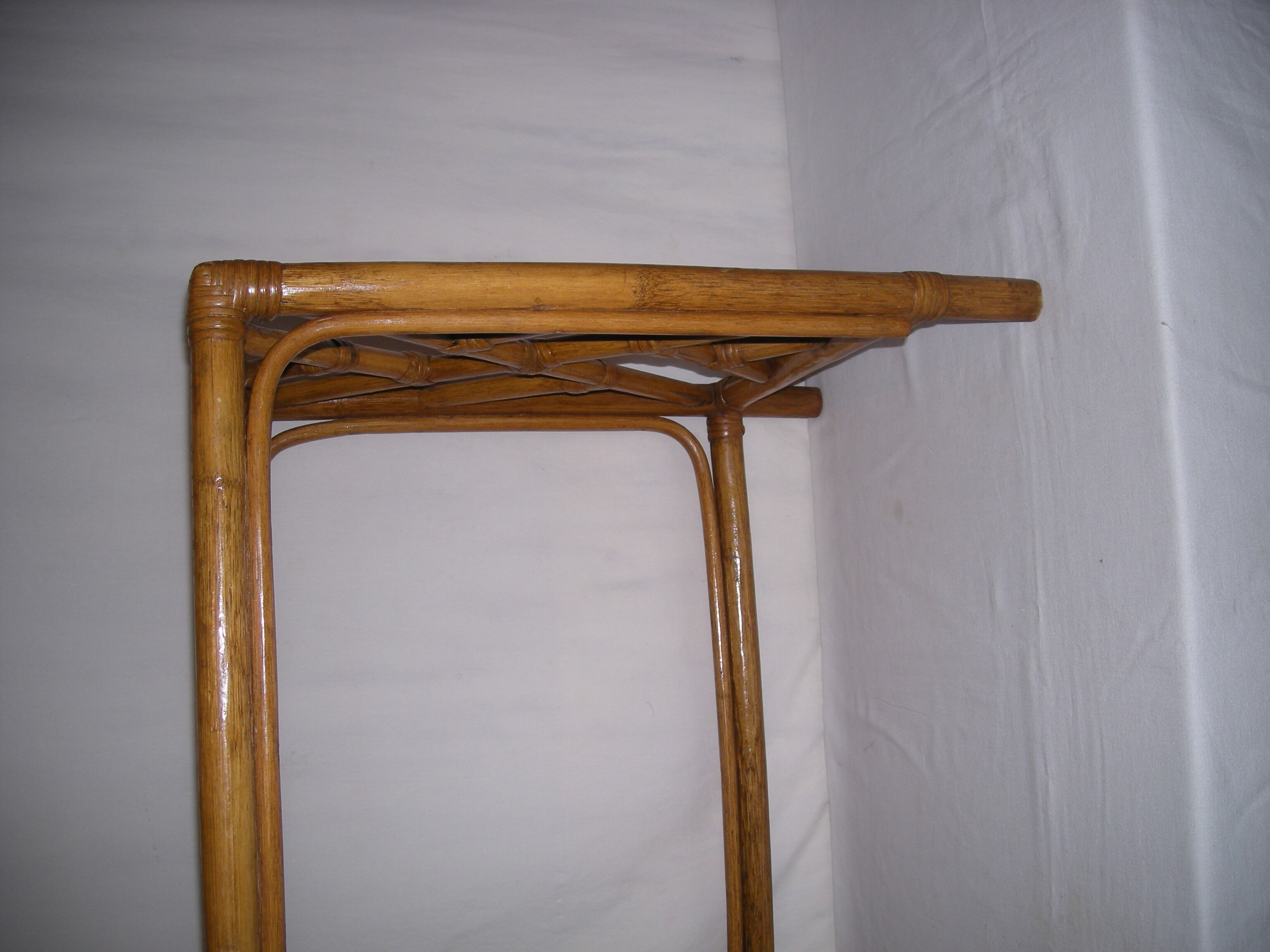 Rattan bamboo coffee table from the 50s