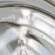 Caviar bowl & its spoon Bormioli Rocco glass & silver-plated metal, Italy 80s