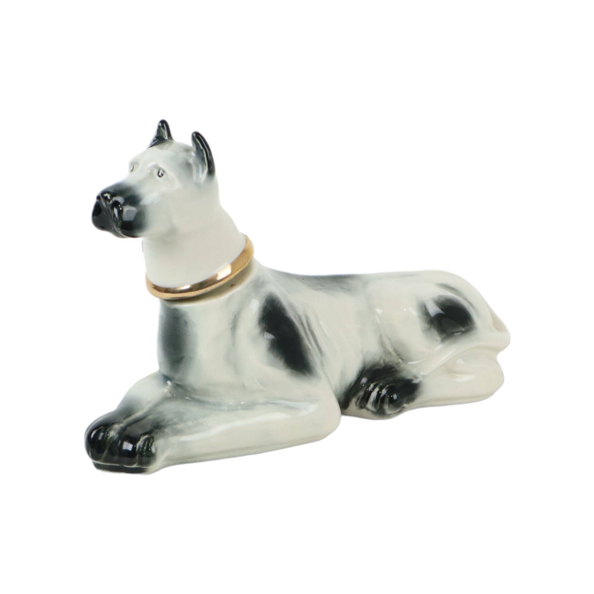 Beautiful Vintage Danish Dog Carafe James Beam Distilling Porcelain 1976