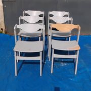 6 vintage Scandinavian design chairs