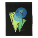 Small cubist painting. France, 1950s.