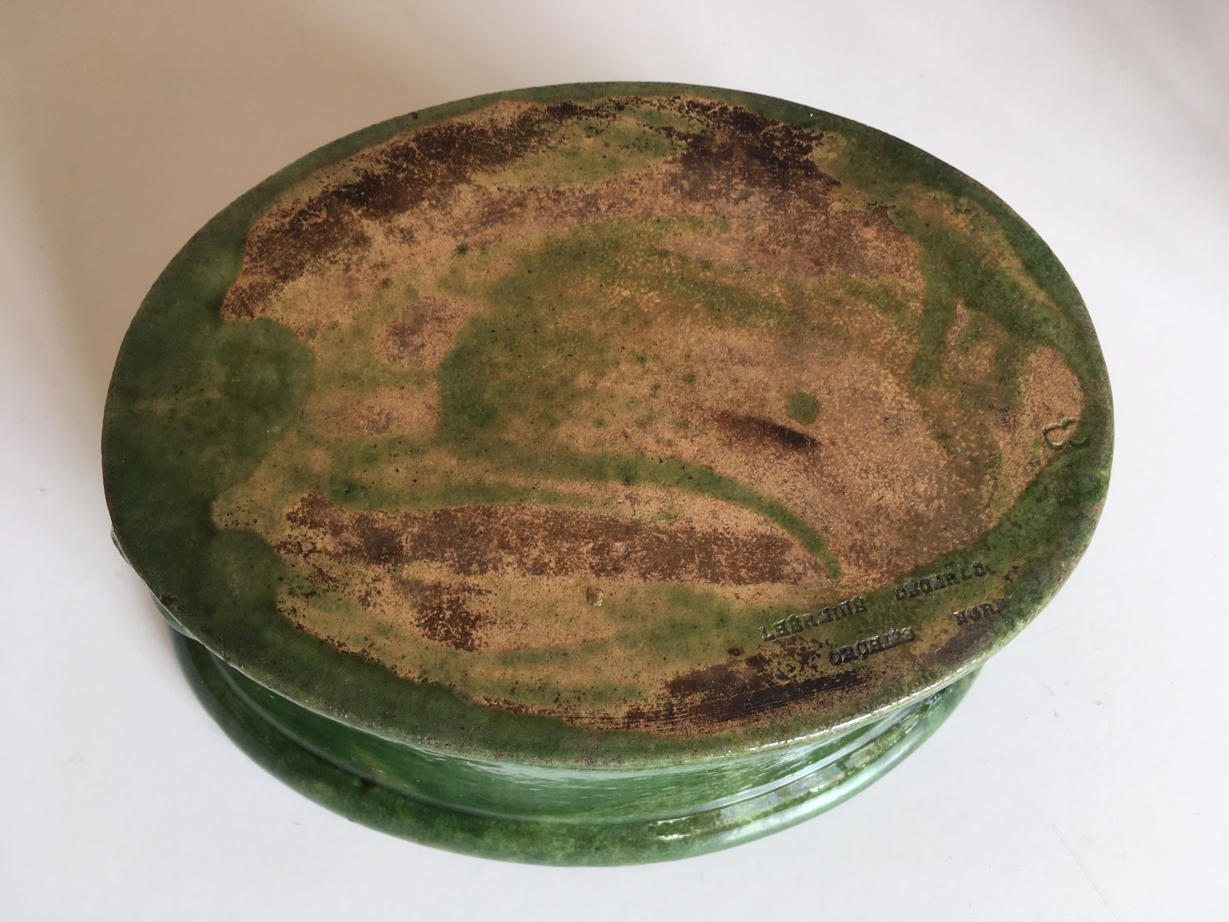 Ground soil dish 19th L'Herminé in Orchies