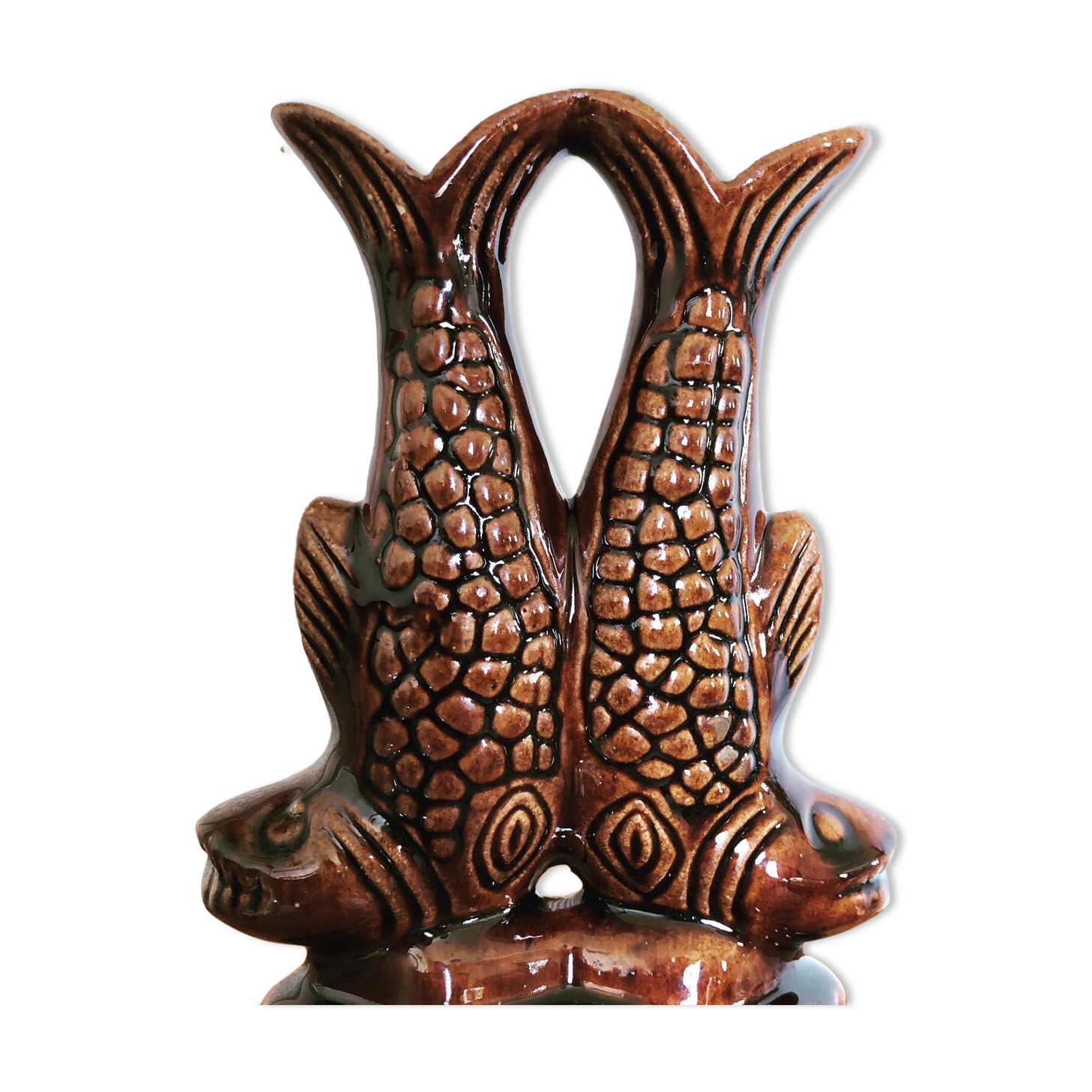 Double fish vase
