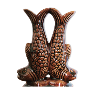 Double fish vase