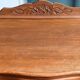 Curved fruitwood chiffonnier in Louis XV style.