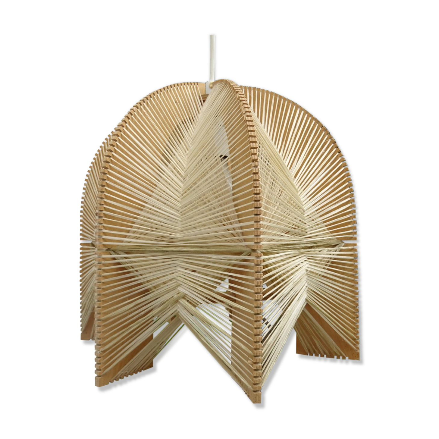 60s wire and wood hanging