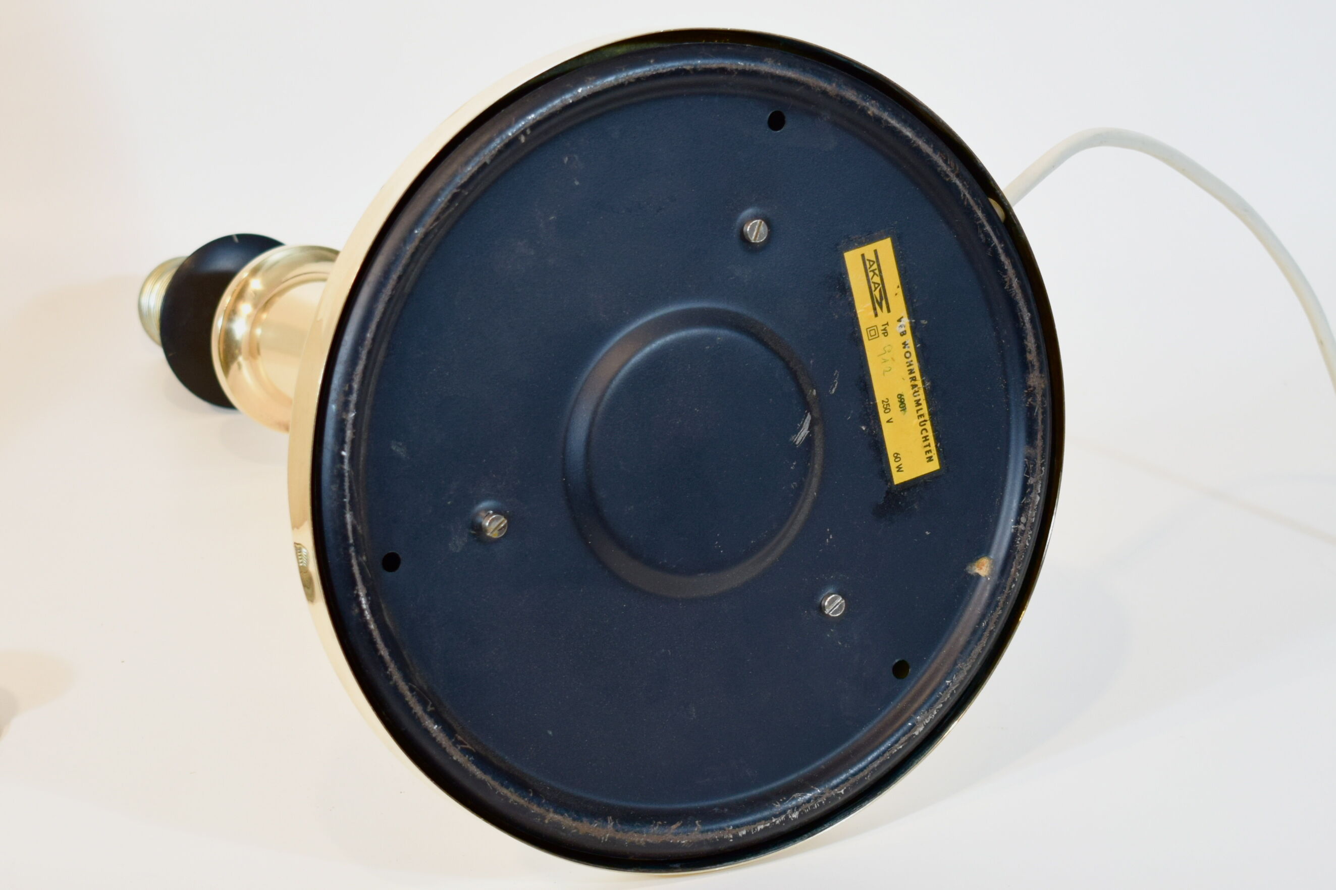 1960 AKA brass lamp, certified original edition, no copy