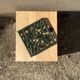 Antique cast iron green enamelled cast iron vintage tableware