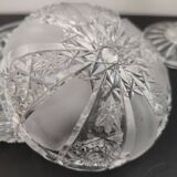 Sucrier en cristal d'Arques vintage