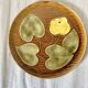 Sarreguemines Water Lily slip dish