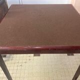 Wooden game table with foldable legs