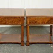 Nightstands in Walnut by Brights of Nettlebed