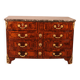 Commode du Dauphiné époque Louis XIV en marqueterie d’olivier
