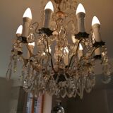 Grapevine chandelier with 10 arms of light