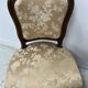 Pair of Louis XV style chairs in solid walnut, 20th century