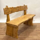 Brutalist benches in solid wood