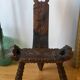 Ancienne chaise tripode de traite