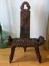 Ancienne chaise tripode de traite