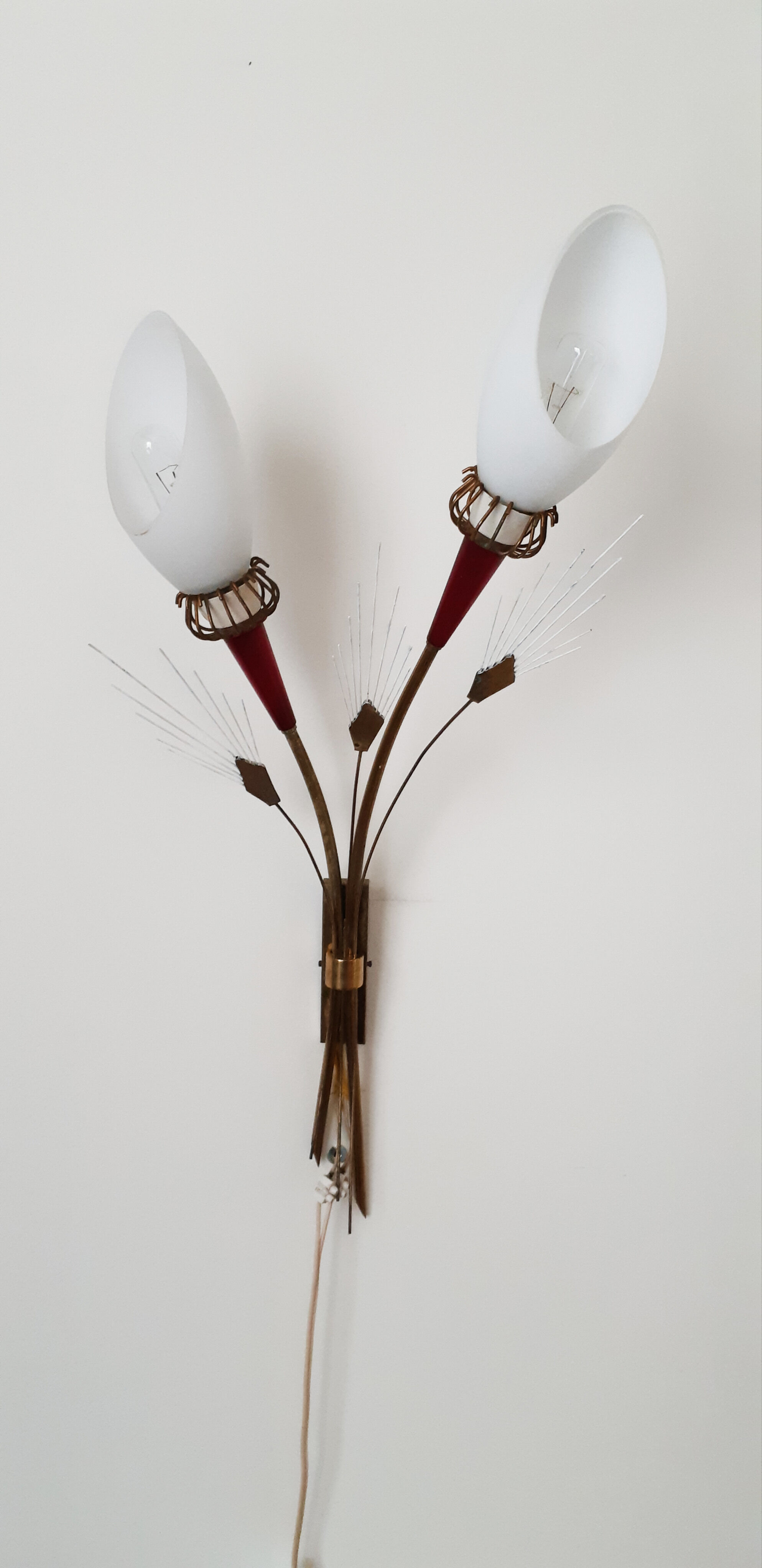 Pair of vintage wall sconces