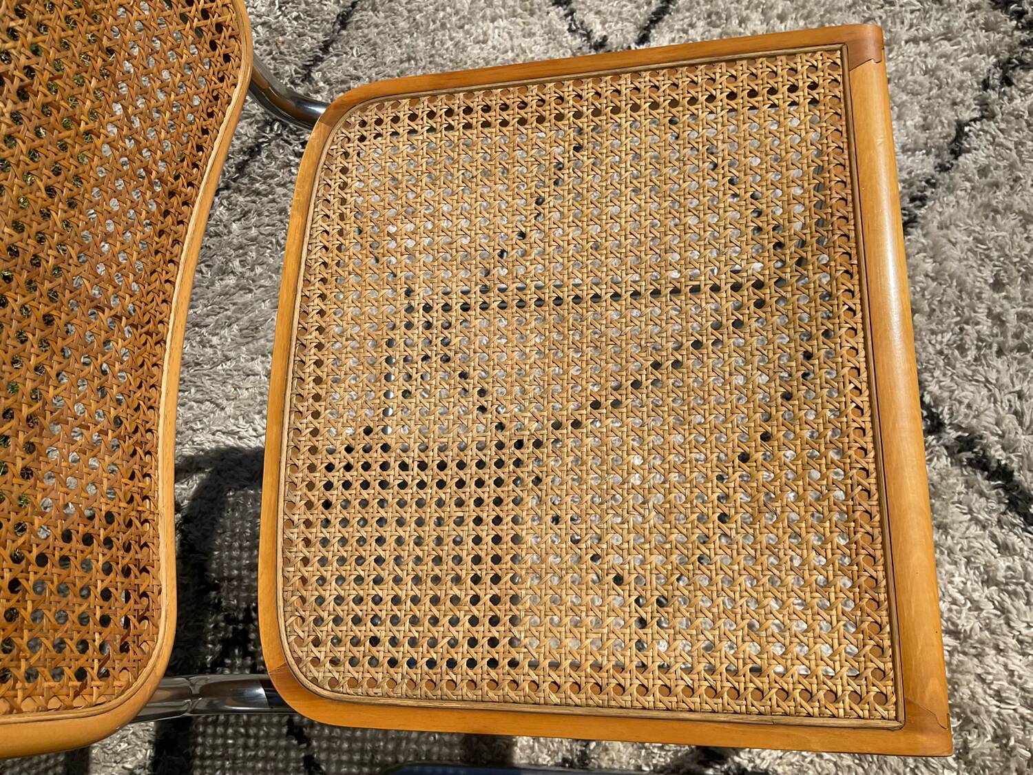 Paire de chaises Marcel Breuer Cesca B32