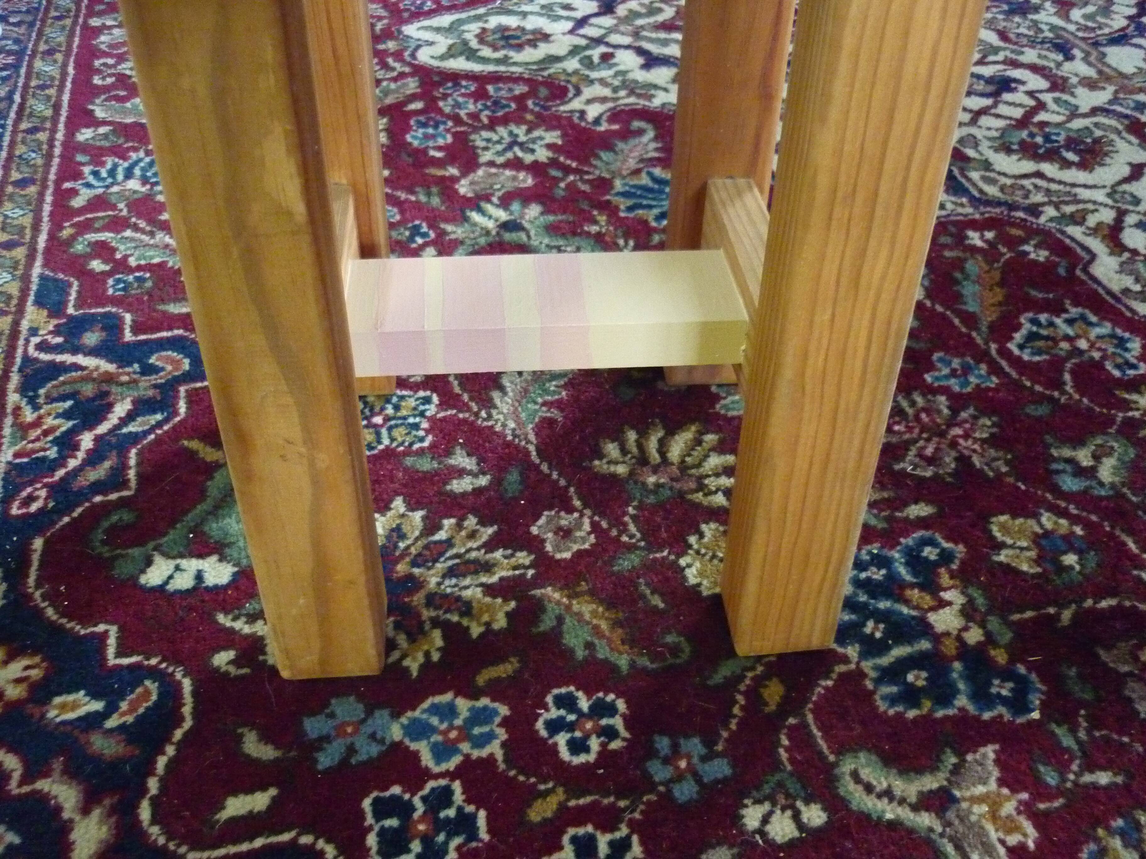 Pair of stools wooden