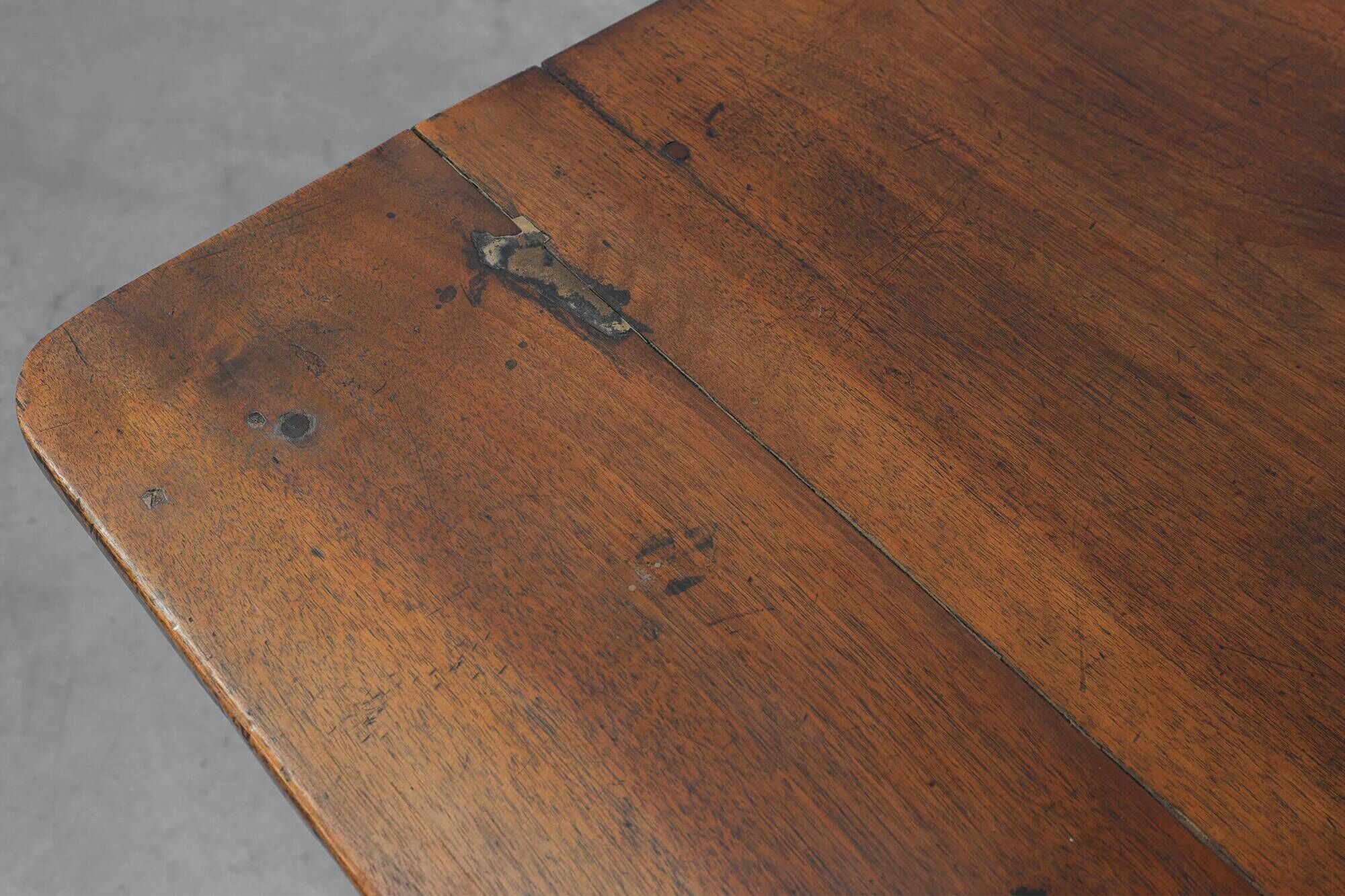French Barley Twist Walnut Side Table with Drawer, circa 1880