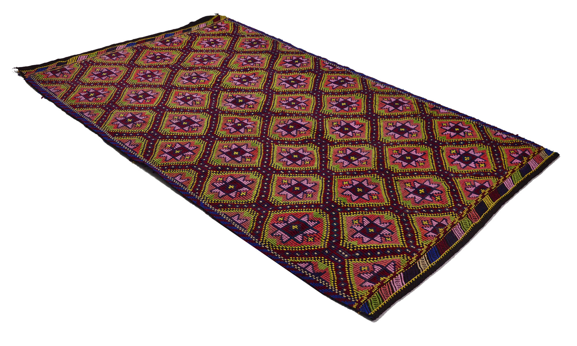 Anatolian handmade kilim rug 300 cm x 176 cm