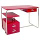 Vintage German Chrome Writing Desk, 1930s