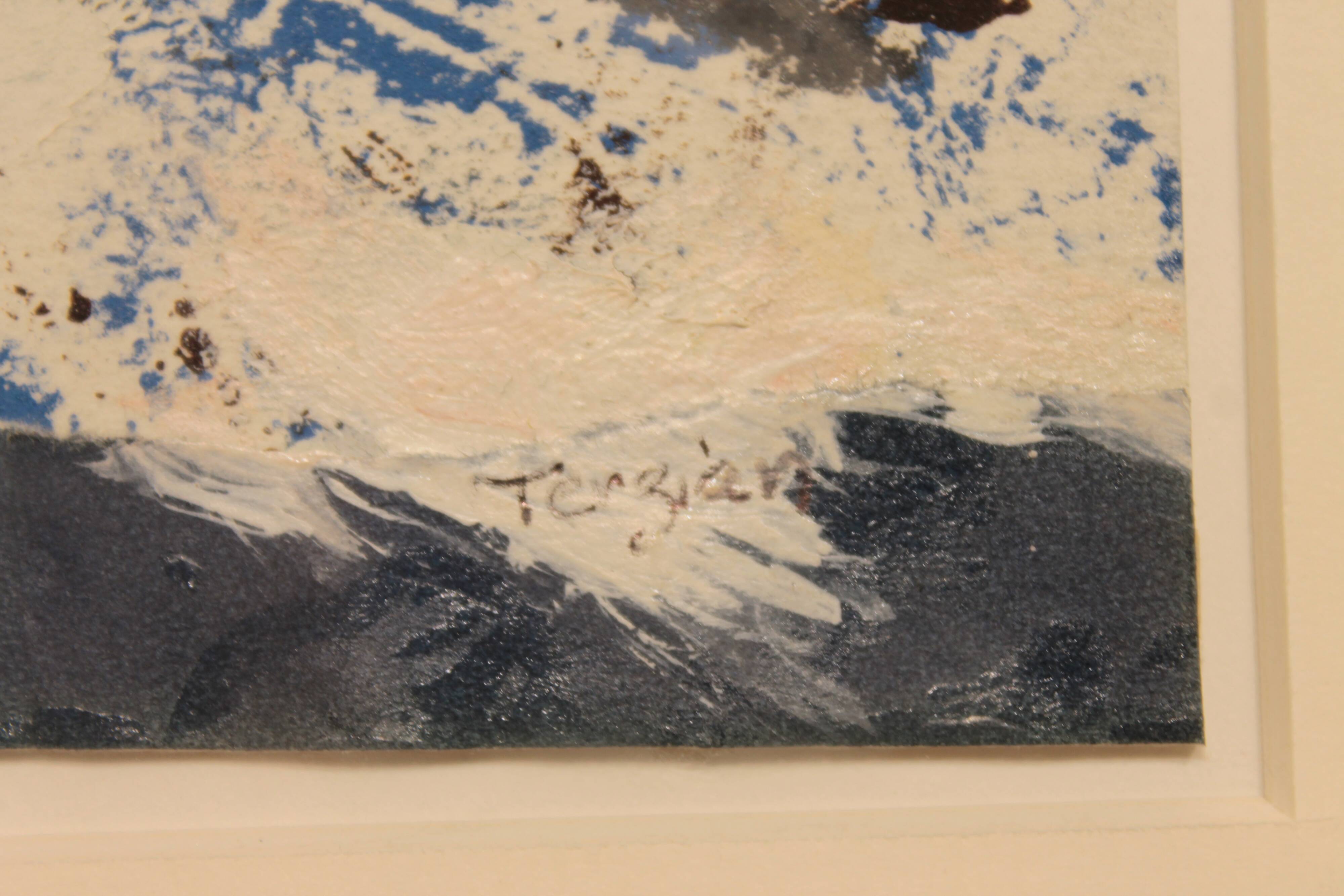Tableau paysage signé Terzian