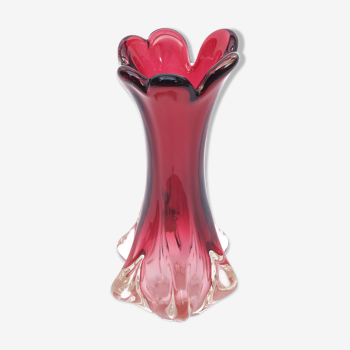 Murano vase “Chambord” red