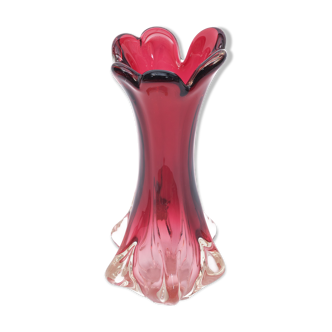 Murano vase “Chambord” red