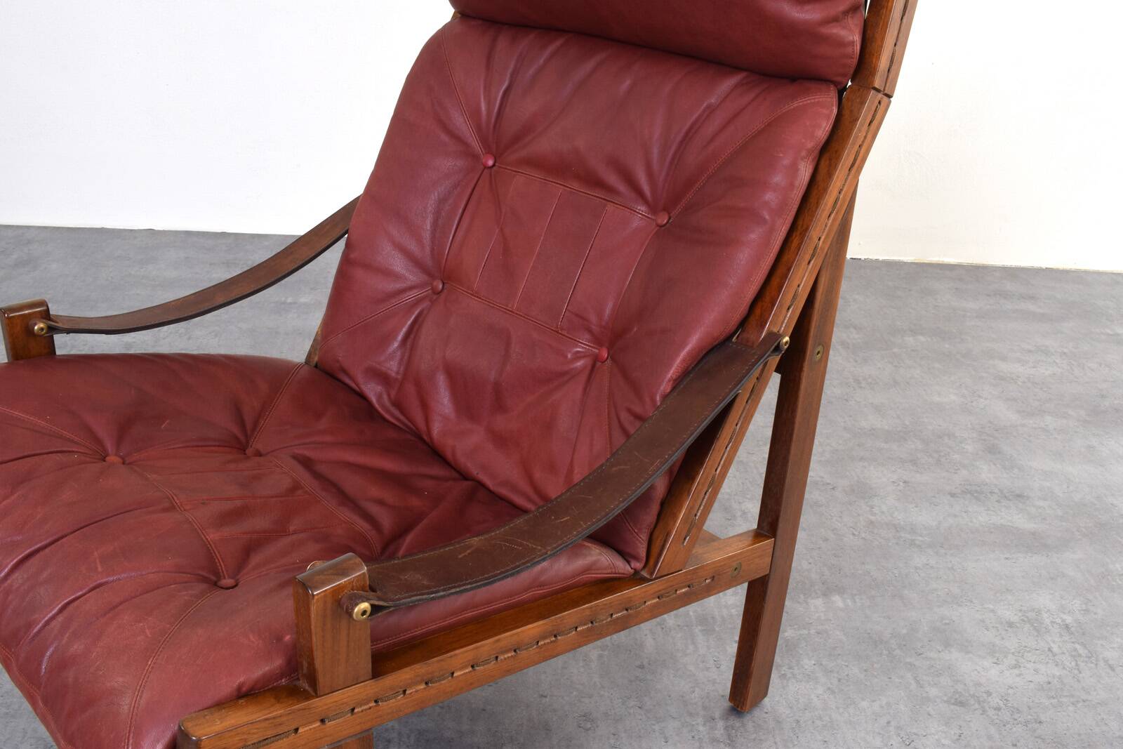 Mid-Century Hunter Lounge Chair by Torbjørn Afdal for Bruksbo, 1960s.
