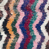 Moroccan boucherouite carpet