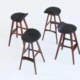 Erik Buch 'OD61' Bar Stools in rosewood Odense Mobler