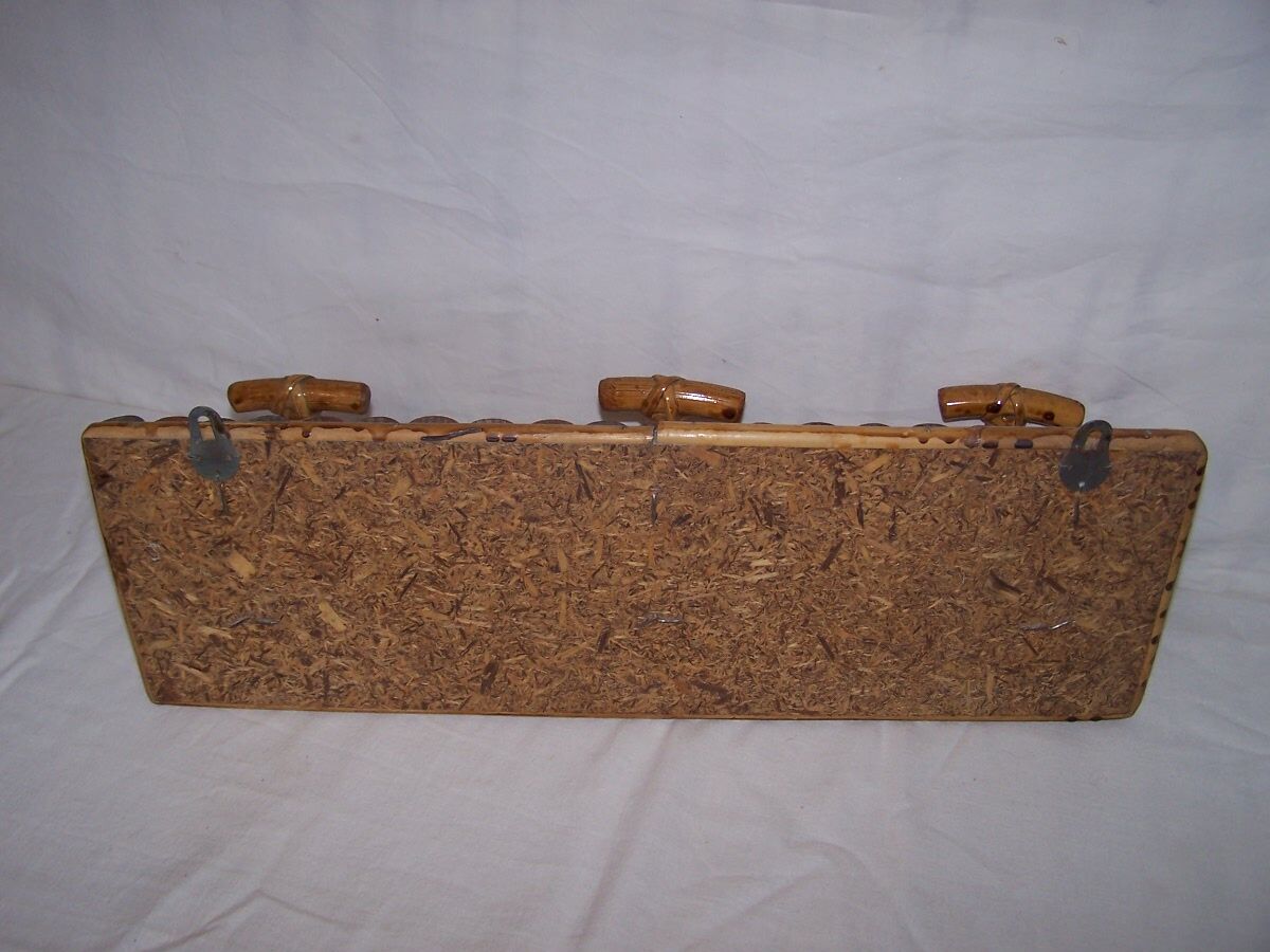 Coat rack 50s rattan